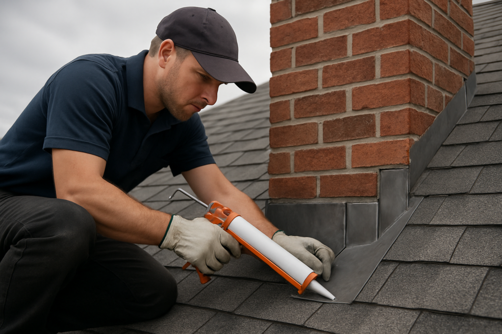 Leaks & Waterproofing — Roselle Chimney at work