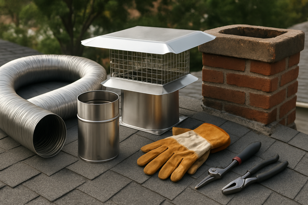 Liners, Caps & Crowns — Roselle Chimney at work